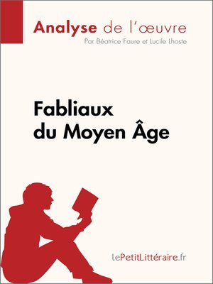 cover image of Fabliaux du Moyen Âge (Analyse de l'œuvre)